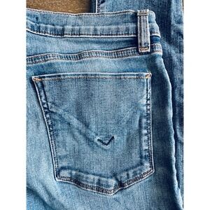 Hudson Krista Super Skinny Jeans Frayed‎ Hem Light Wash Denim Size 26